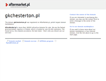 Tablet Screenshot of gkchesterton.pl